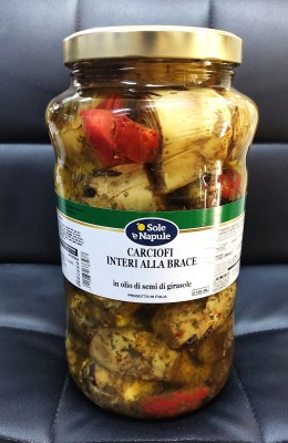 Foto Carciofini Interi Alla Brace Barattolo Da 3100 ml Origine Italia Marchio O Sole E Napule  1