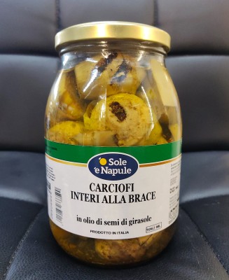 Foto Carciofi Alla Brace Barattolo Da 960 Gr Origine Italia Marchio O Sole E Napule 1