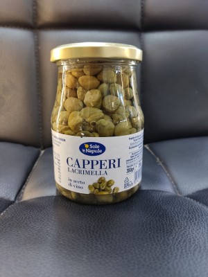 Foto Capperi Lacrimella Confezione Da 350 Gr Origine Italia Marchio O Sole E Napule  1