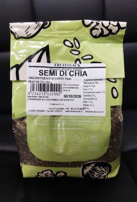 Foto Semi di Chia Confezione da 1 Kg Origine Paraguai Marchio Fruit Snack 2