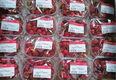 Foto Ciliegie Confezionate Varietà Bigarreau Confezione Da 16 Cestini Da 250 gr Origine Italia Marchio Alegra   2