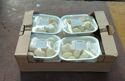 Foto Cipolle Borretane Confezione Da 8 vaschette Da 300 gr Origine Italia Marchio Mc Garlet 1