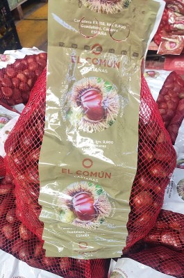 Foto Castagne Varietà Verata Calibro 70/90 Sacco da 5 Kg Origine Spagna Marchio Raimondo	 1