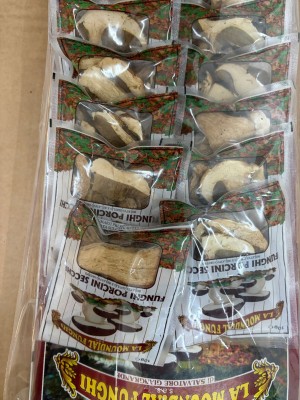 Foto Funghi Porcini Secchi Lavorazione In Cartella Da 20 Buste Da 10 gr Origine Italia Marchio Mondial 2