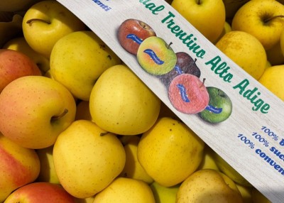 Foto Mele Golden Lavorazione In Cassa Calibro 80/85 Origine Italia Marchio Luciano Fruit 2