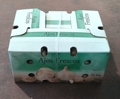 Foto Aglio Cartone da 10 Kg Origine Egitto Marchio Ajos   1