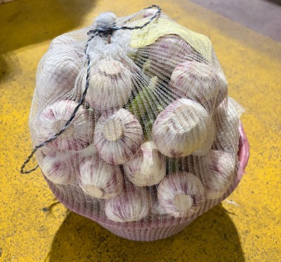 Foto Aglio Fresco in Cestini da 5 Kg Origine Egitto Marchio La Primavera 1