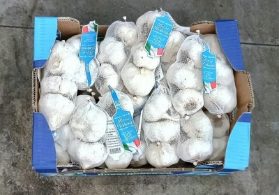 Foto Aglio Bianco Confezione Da 5 Kg Confezione Da 26 Trecce Da 200 gr Origine Argentina Marchio Rossi  3