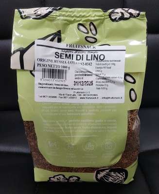 Foto Semi di Lino Confezione da 1 Kg Origine Polonia Marchio Fruit Snack  2