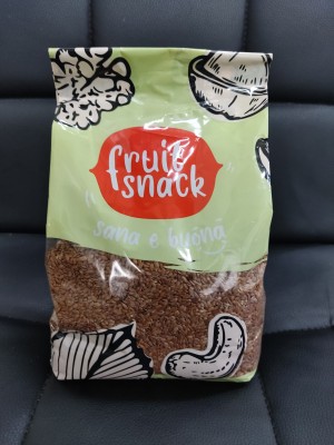Foto Semi Di Lino Confezione Da 1 Kg Origine Italia Marchio Fruitsnack  1