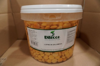 Foto Lupini In Salamoia  Secchiello  da 3 Kg. Origine Italia Marchio Di Lecce            1