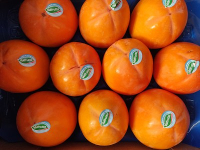 Foto Cachi Mela Varietà Rojo Brillante  Calibro 10 Origine Italia Marchio Valfrutta 2