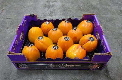 Foto Cachi Mela Varietà Rojo Brillante Calibro 12 Origine Spagna Marchio Amirdario 1