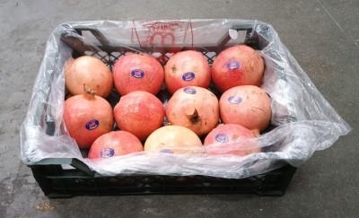 Foto Melograni Varietà Wonderfull Calibro 10 Origine Egitto Marchio Agricola Gloria  1