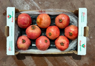 Foto Melograni Varietà Wonderfull Calibro 7 Origine Turchia Marchio Asya Fresh 3