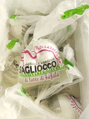 Foto Mozzarella di Bufala Confezione da 12 bustine da 250 gr Origine Italia Marchio Sagliocco         1