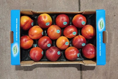 Foto Nettarine a Pasta Gialla Calibro 16 Origine Italia Marchio Valfrutta 3