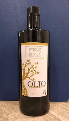 Foto Olio Extravergine di Oliva Categoria Superiore Estratto a Freddo Solo Tramite Meccanismi Meccanici Bottiglia da 0.75 Lt Origine Italia Marchio Donna Elena 1