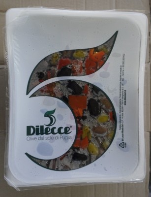 Foto Olive Mix Al Peperone Dolce Confezione Da 3 Kg Origine Italia Marchio Di Lecce  1