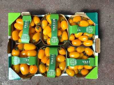 Foto Pomodoro Datterino Giallo Origine Italia Marchio Vasile 3