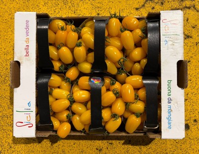 Foto Pomodoro Datterino  Giallo Origine Italia Marchio Sicilia 3