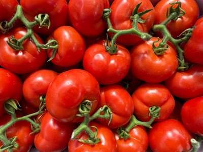 Foto Pomodoro Grappolo Origine Italia Cartone Marchio ''Sicilia'' 2