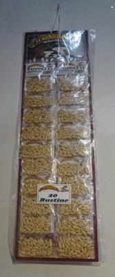 Foto Pinoli Sgusciati Lavorazione In Cartella Da 20 bustine Da 8 gr Origine Italia Marchio Moundial 1