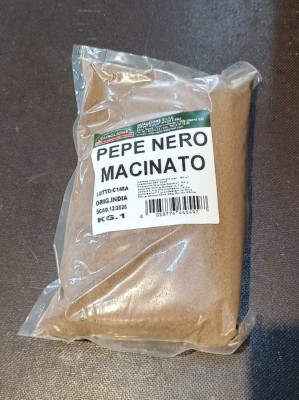 Foto Pepe Nero Frantumato Confezione Da 1 Kg Origine India Marchio Agriroma 1