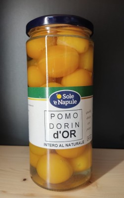 Foto Pomodori Dor Datterino Giallo Al Naturale Confezione Da 560 gr Origine Italia Marchio O Sole E Napule  1