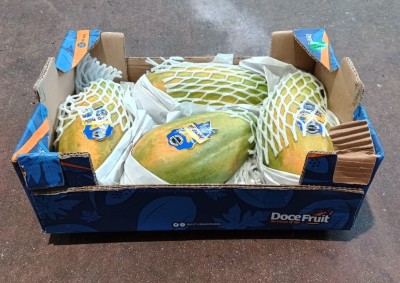 Foto Papaya Varietà Formosa Calibro 3/4 Origine Brasile Marchio Doce  1