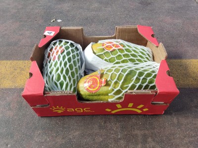 Foto Papaya Varietà Formosa Calibro  3/4 Origine Brasile Marchio  AGC 1