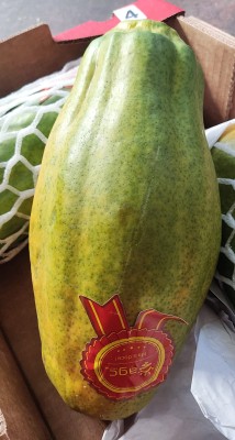 Foto Papaya Varietà Formosa Calibro  3/4 Origine Brasile Marchio  AGC 2