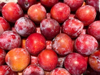 Foto Prugne Rosse Varietà Star Ruby Origine Sud Africa Marchio Freshness 2