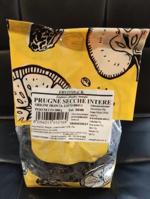 Foto Prugne Secche Con Nocciolo Confezione da 1 Kg Origine Francia Marchio Fruitsnack    2