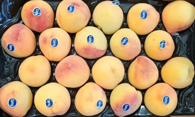 Foto Pesche Gialle Varietà Percoche Calibro 20 Origine Spagna Marchio Tany  2