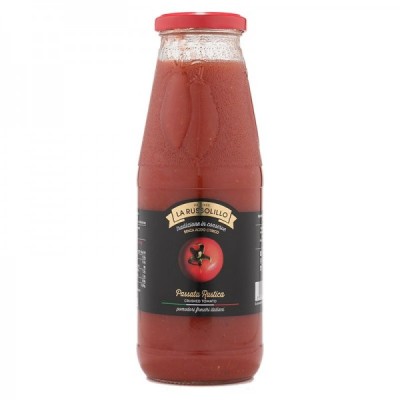 Foto Passata di Pomodori Rustica Confezione da 12 bottiglie da 660g Origine Italia marchio La Russolillo 1