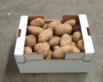 Foto Patate Bianche Origine Francia Marchio Cartone Bianco 1