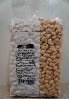 Foto Arachidi Salate Confezione da 1 Kg Origine Argentina  Marchio Fruitsnack            1