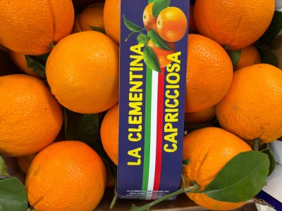 Foto Arance Navel Affogliate Calibro 1 Origine Italia Marchio Capricciosa 2