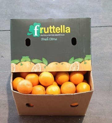 Foto Arance Varietà Valencia Calibro 80 Origine Egitto Marchio Fruttella  1