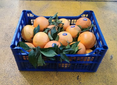 Foto Arance Navel Affogliate Calibro 2 Origine Italia Marchio Acri    1