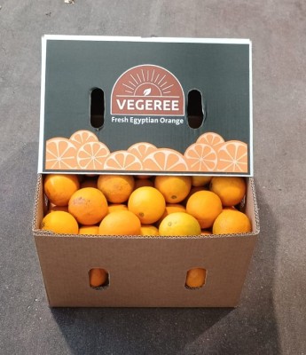 Foto Arance Varietà Valencia  Calibro 88 Origine Egitto Marchio Vegeree 1