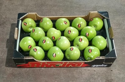 Foto Mele Smith Varietà Granny Smith Calibro 18 Origine Italia Marchio Rivoira 1