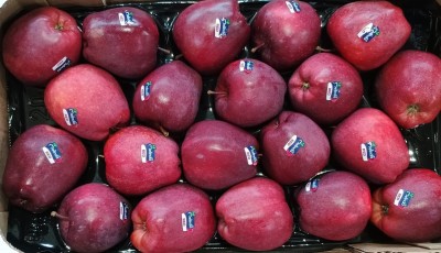 Foto Mele Stark Varietà Red Delicious Lavorazione In Doppio Strato Calibro 75/80 Origine Italia Marchio Melinda  2