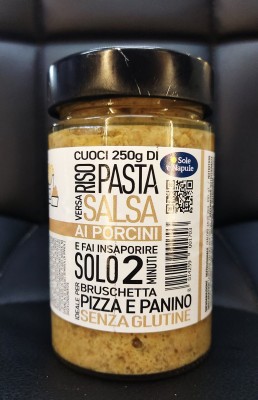 Foto Salsa Ai Porcini Barattolo Da 190 gr Origine Italia Marchio O Sole E Napule 1