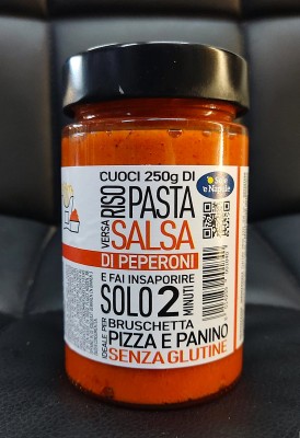 Foto Salsa Ai Peperoni Barattolo Da 190 gr Origine Italia Marchio O Sole E Napule 1