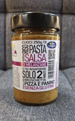 Foto Sugo Pronto Alle Melanzane Barattolo da 180 gr Origine Italia Marchio O'Sole e Napule           1