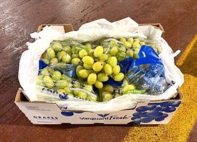 Foto Uva Bianca Varietà Ivory Calibro Xl Origine Perù Marchio Grapes 1